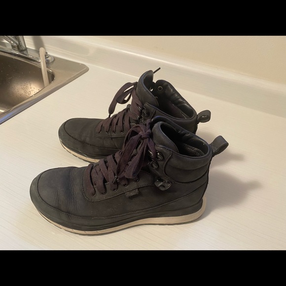 Roots Rideau Mid winter Sneakers Black Leather - Picture 4 of 11